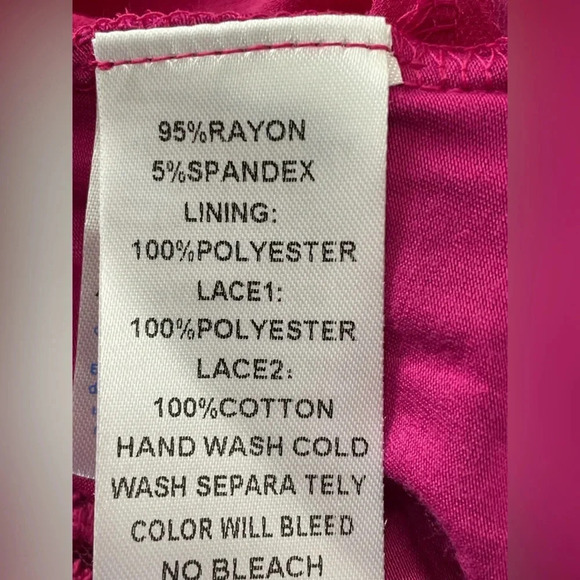 Umgee USA Sunday Funday Dress‎ Color Fuchsia - Picture 4 of 4